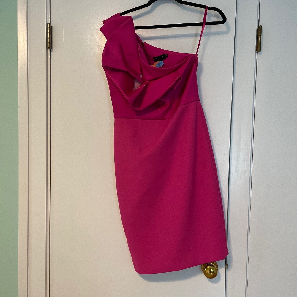Ted Baker fuschia cocktail dress